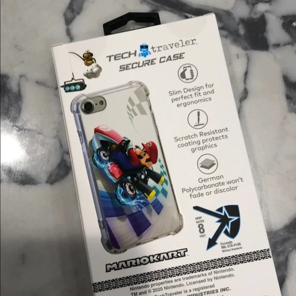 Nintendo Mario kart iPhone case NWT